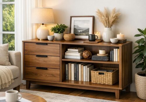 So schaffen Sie mit kompakten Möbeln mehr Stauraum im Wohnzimmer – praktische Tipps für Ordnung
